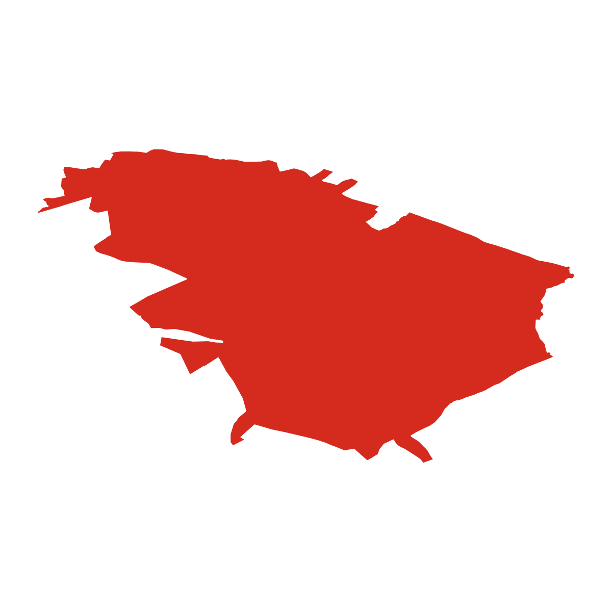 Střítež boundary map