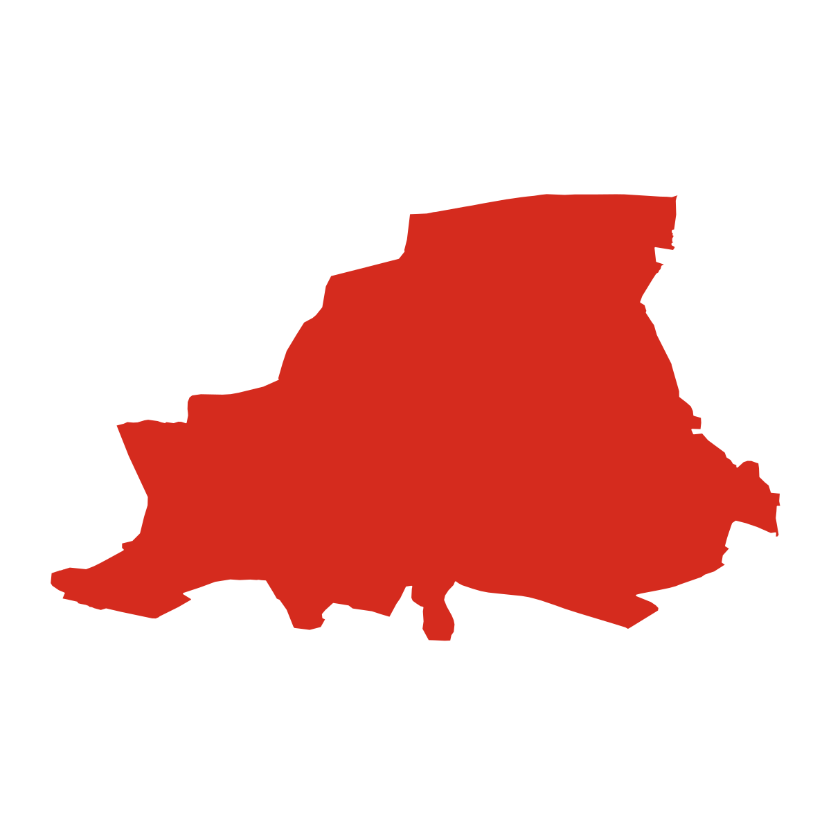 Střížov boundary map