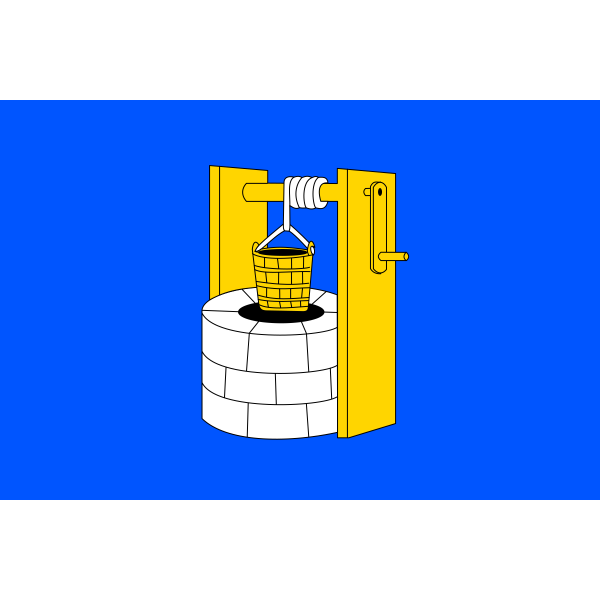 Flag of Studenec, Vysočina Region