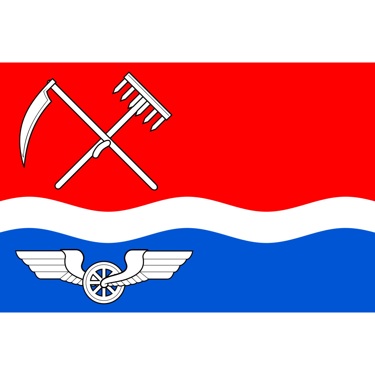 Flag of Suchdol nad Odrou, Moravian-Silesian Region