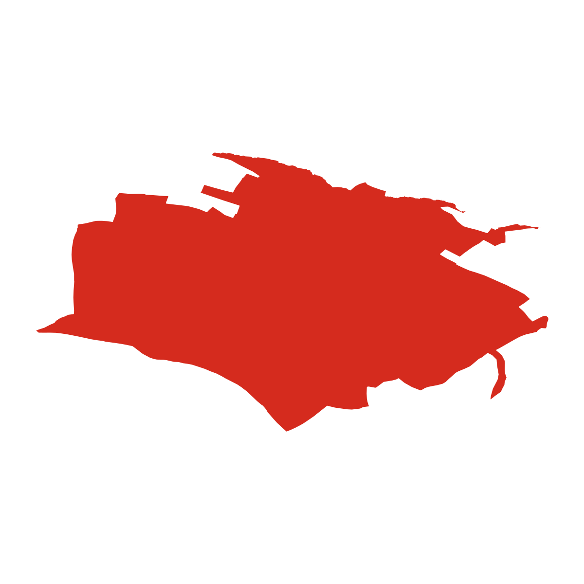 Sudslava boundary map