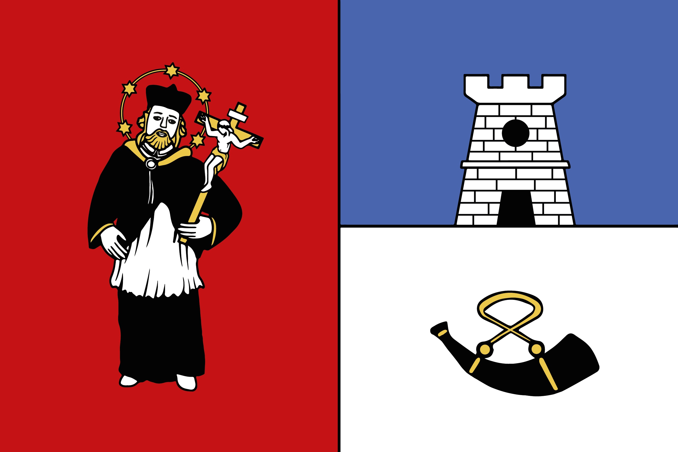 Flag of Sudslava, Pardubice Region
