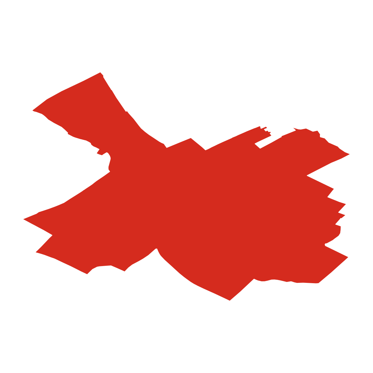 Sušice boundary map