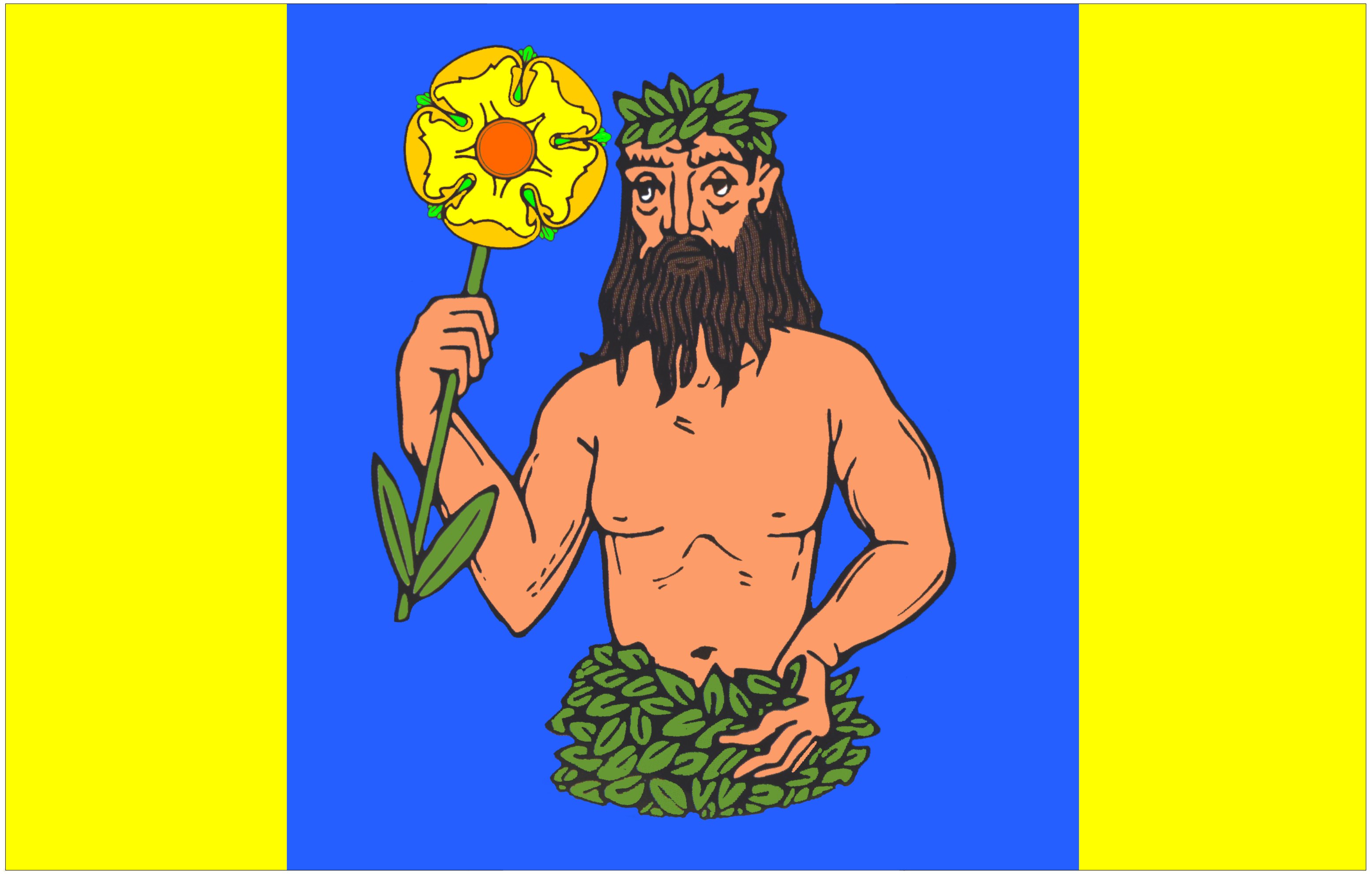 Flag of Svatbín, Central Bohemian Region