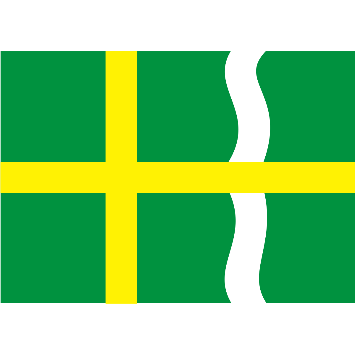 Flag of Svatojanský Újezd, Hradec Králové Region