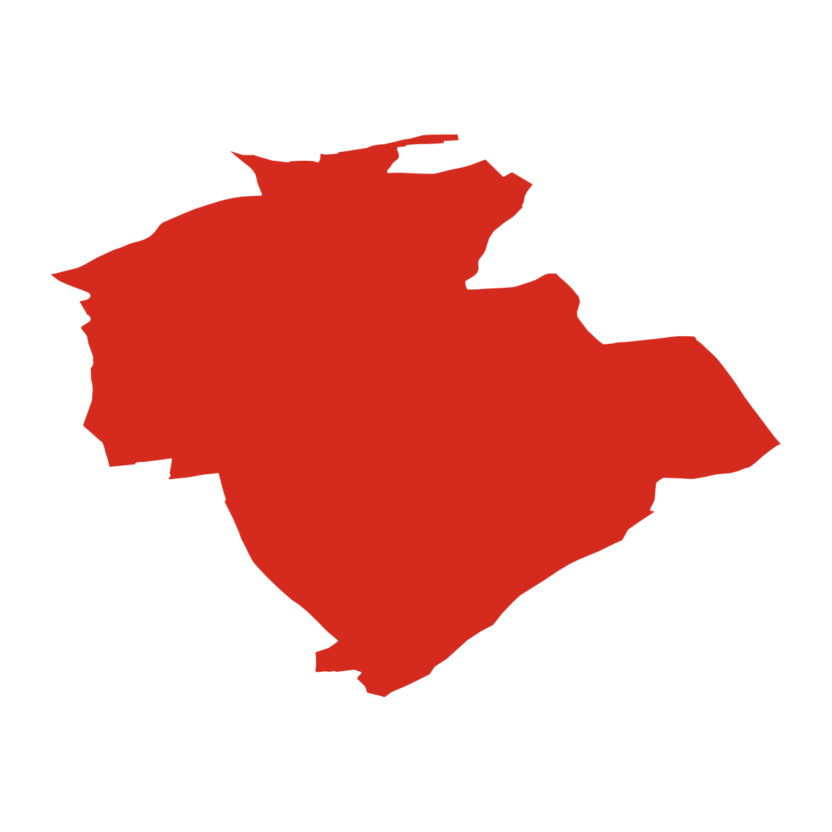 Svinaře boundary map