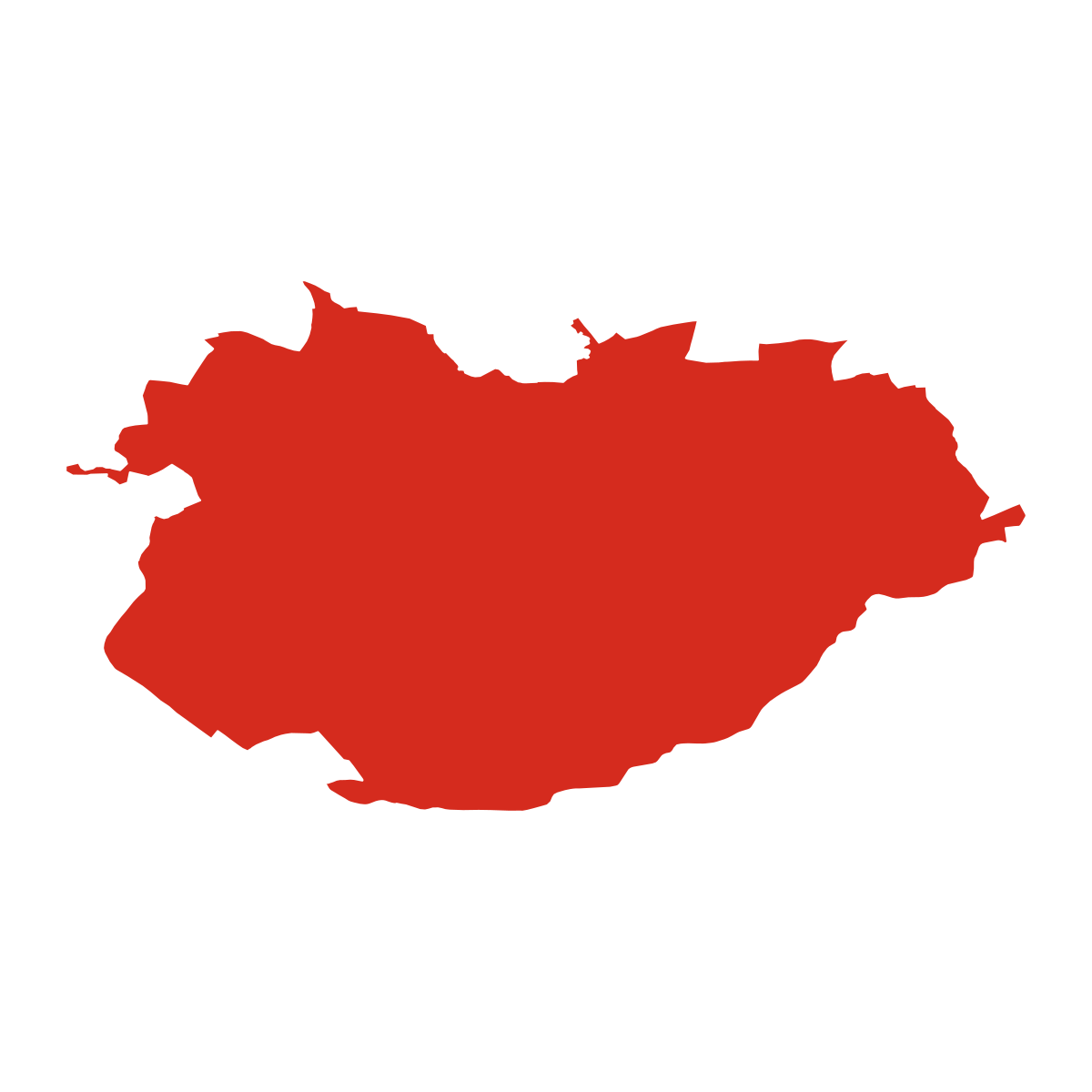 Svinišťany boundary map
