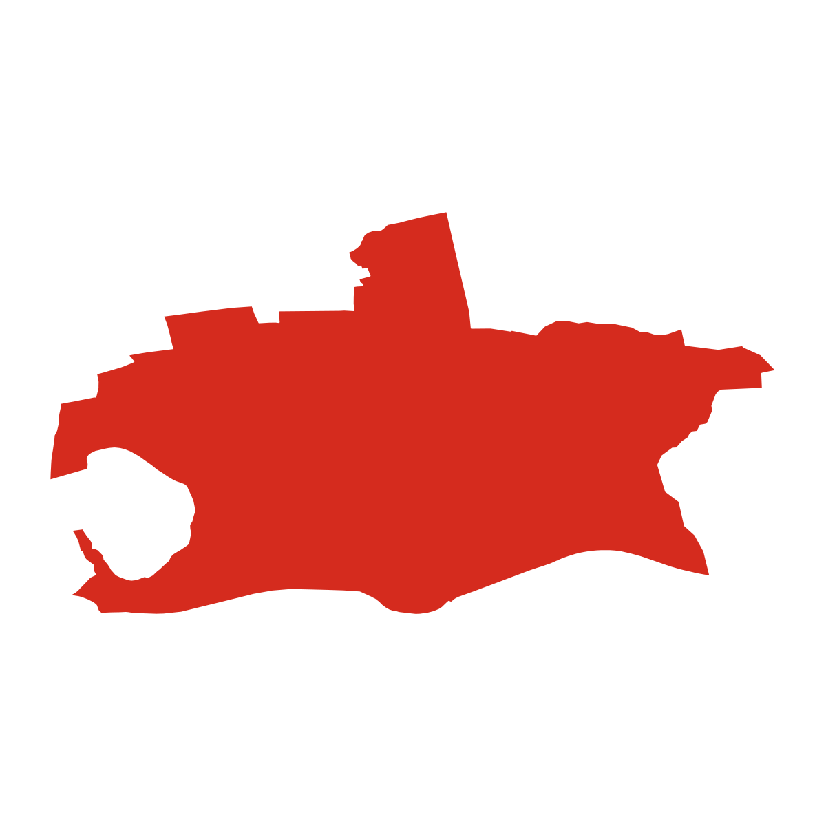Tečovice boundary map