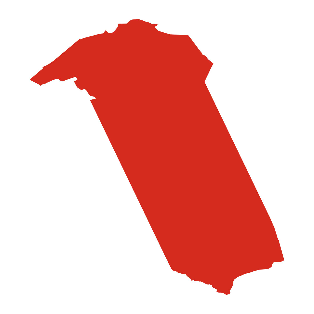 Těně boundary map