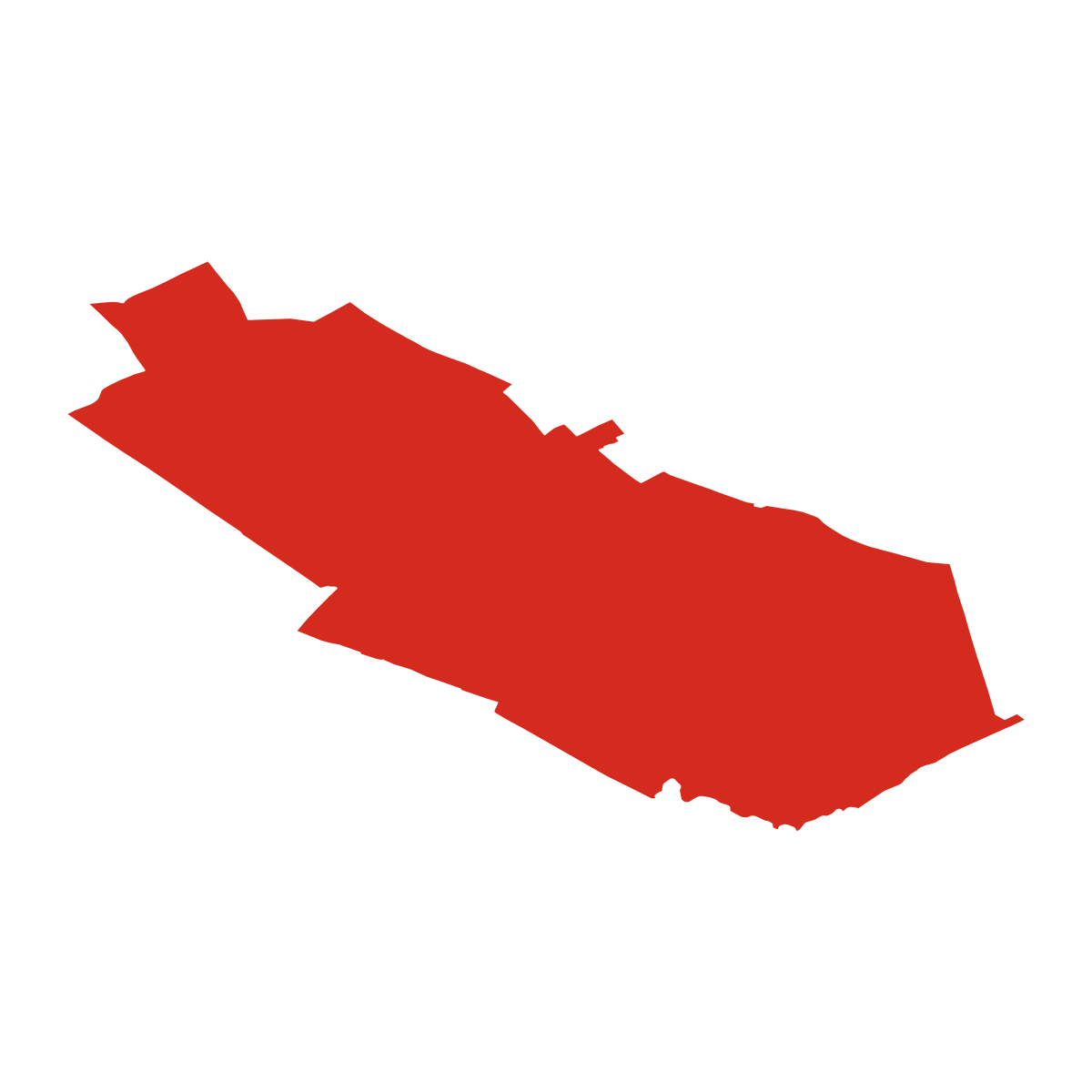 Těšické búdy boundary map