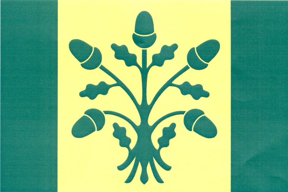 Flag of Těšické búdy, South Moravian Region