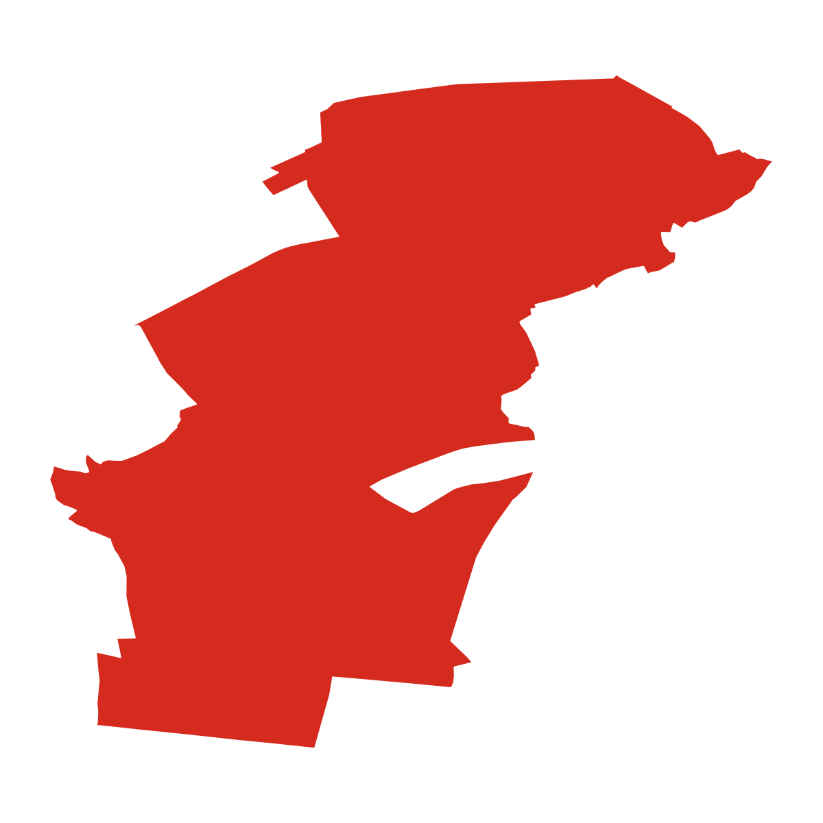 Těšínky boundary map