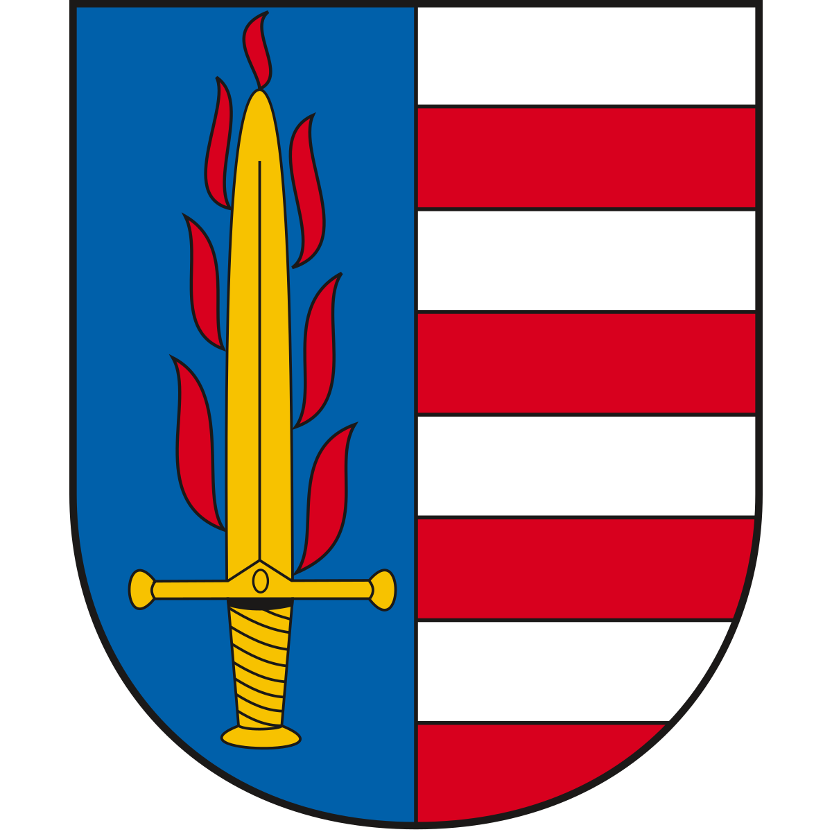 Coat of arms of Tisová, Karlovy Vary Region