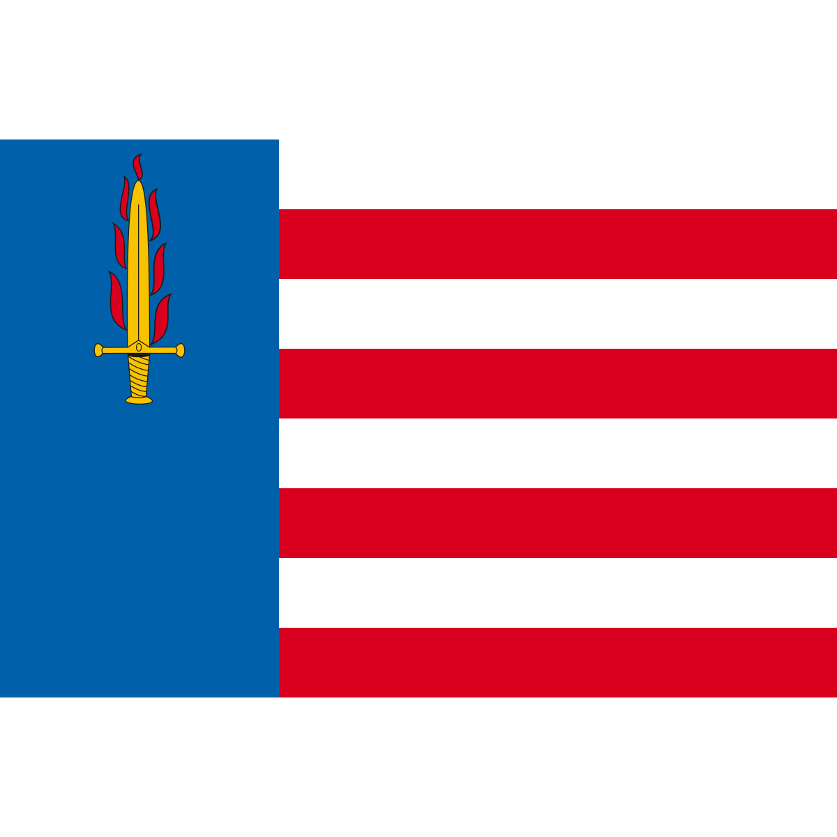 Flag of Tisová, Karlovy Vary Region