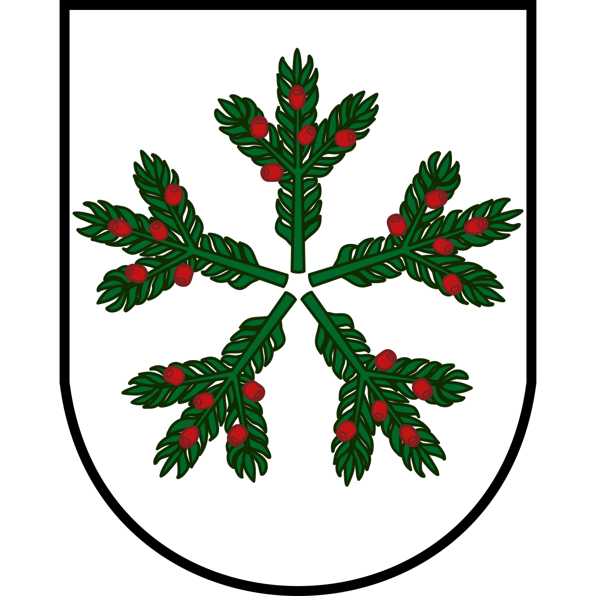 Coat of arms of Tisovec, Pardubice Region
