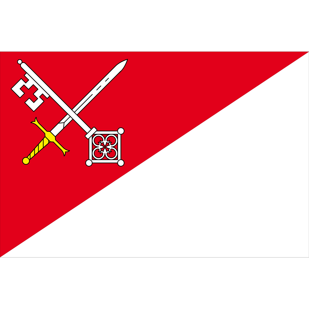 Flag of Točice, Vysočina Region