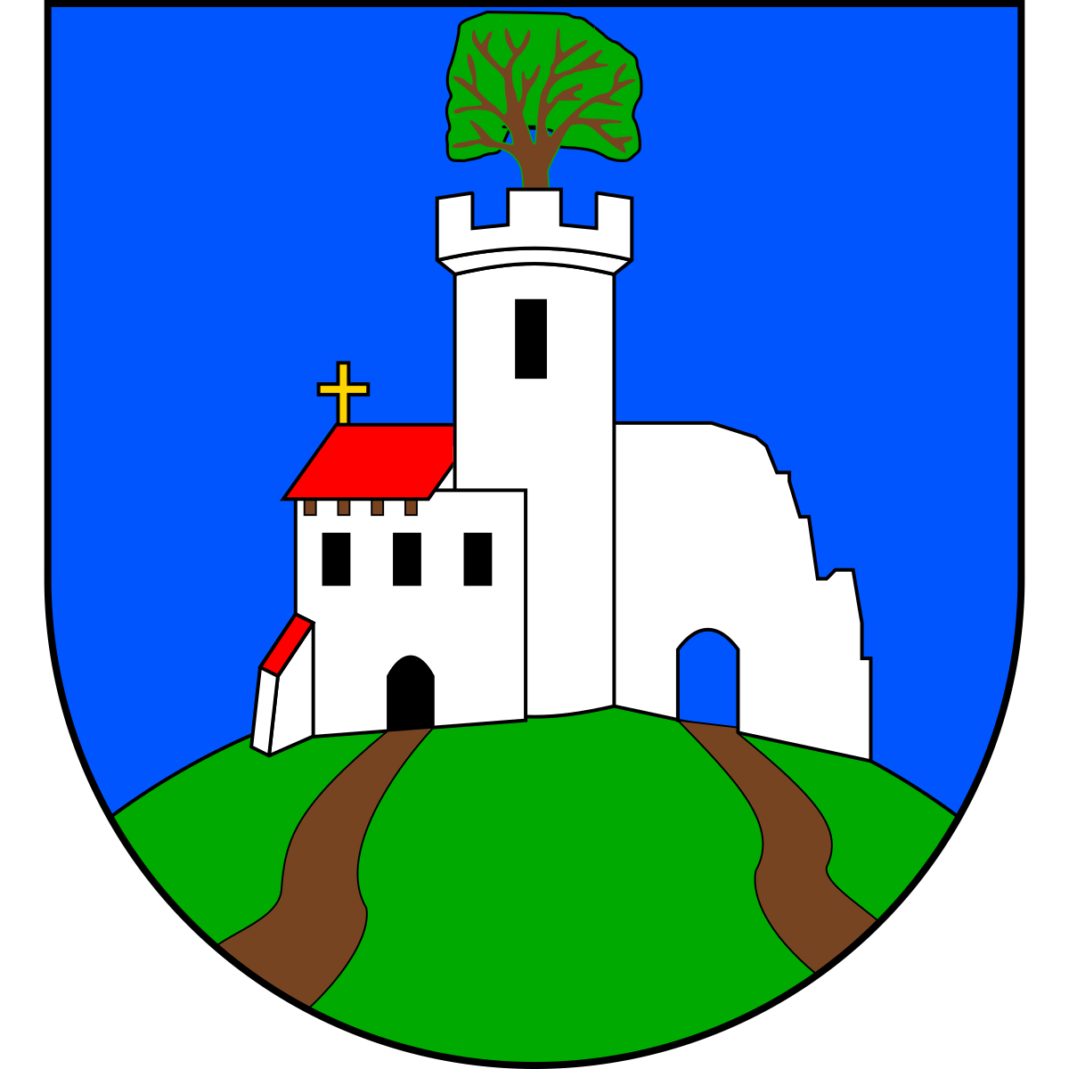 Coat of arms of Tomíkovice, Olomouc Region
