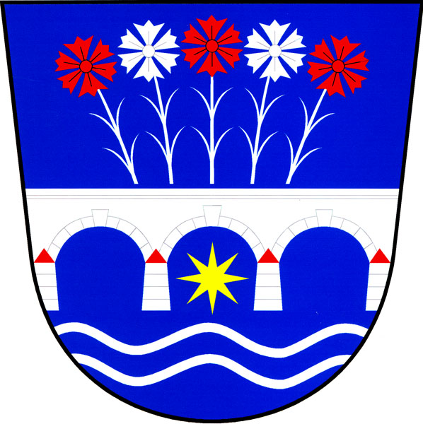 Coat of arms of Toušice, Central Bohemian Region