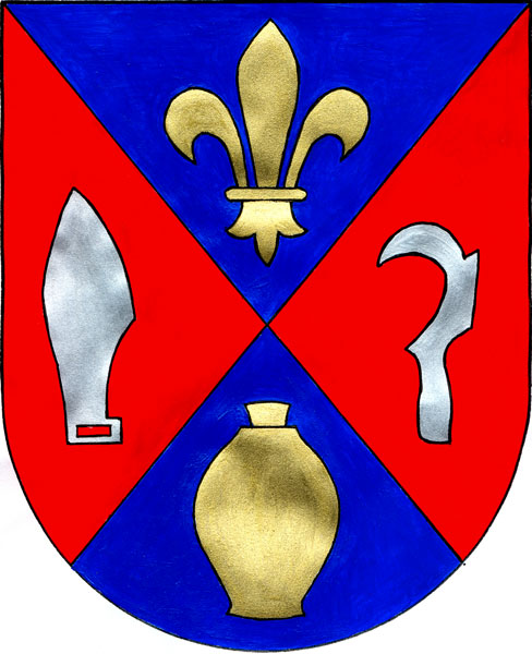 Coat of arms of Traplice, Zlín Region