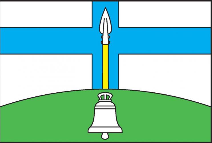 Flag of Třebonín, Central Bohemian Region