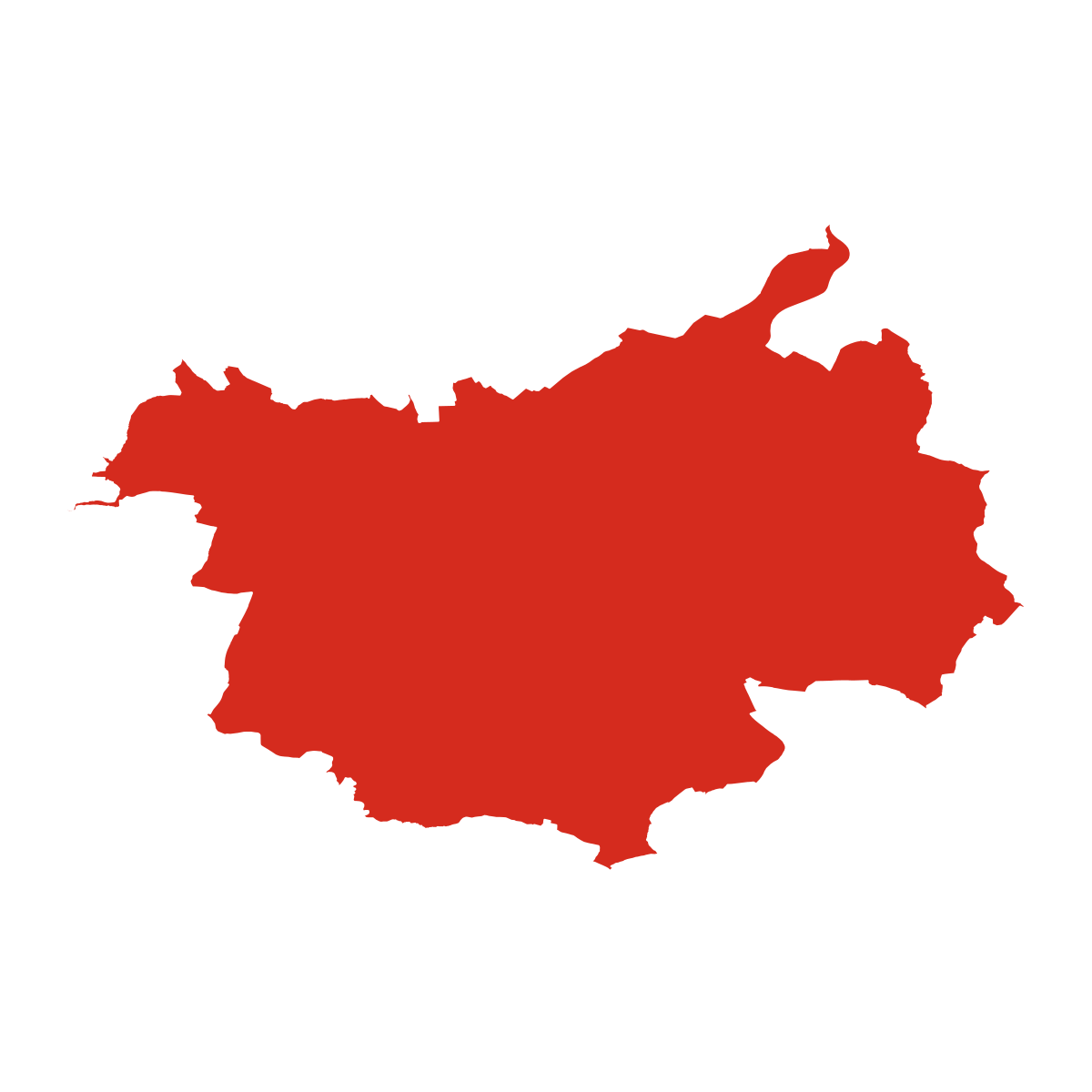 Třebovice boundary map