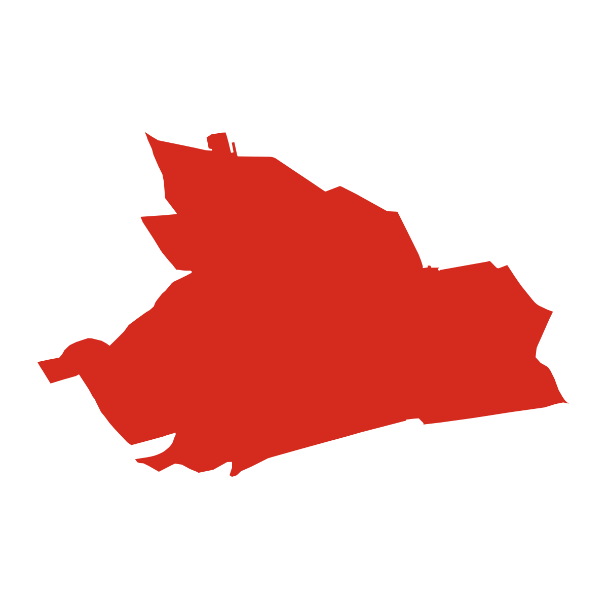 Třenice boundary map