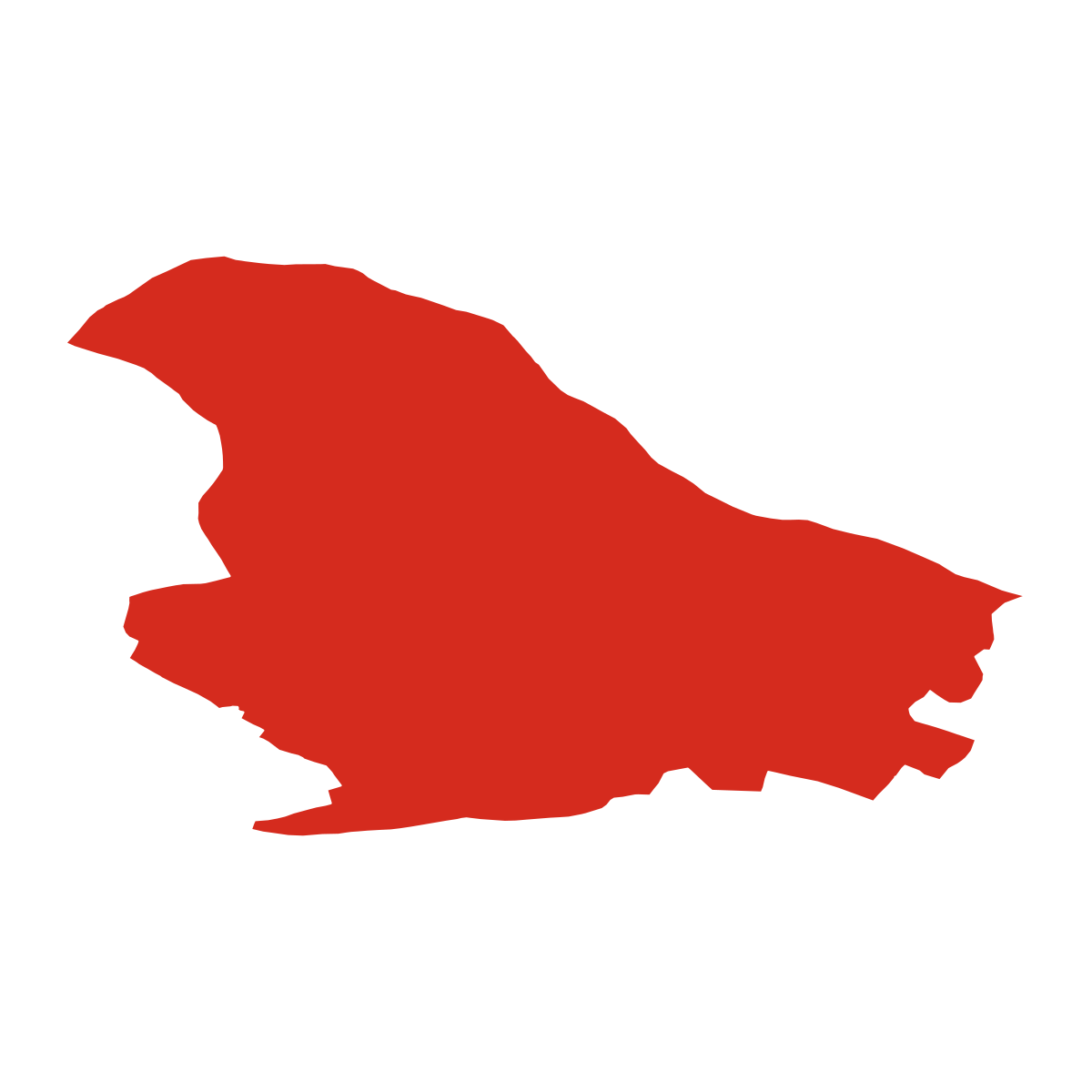 Třeštice boundary map