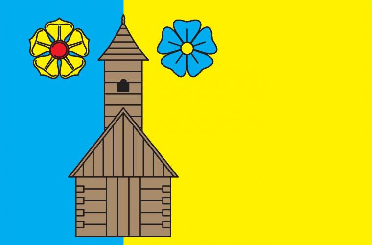 Flag of Třeštice, Vysočina Region