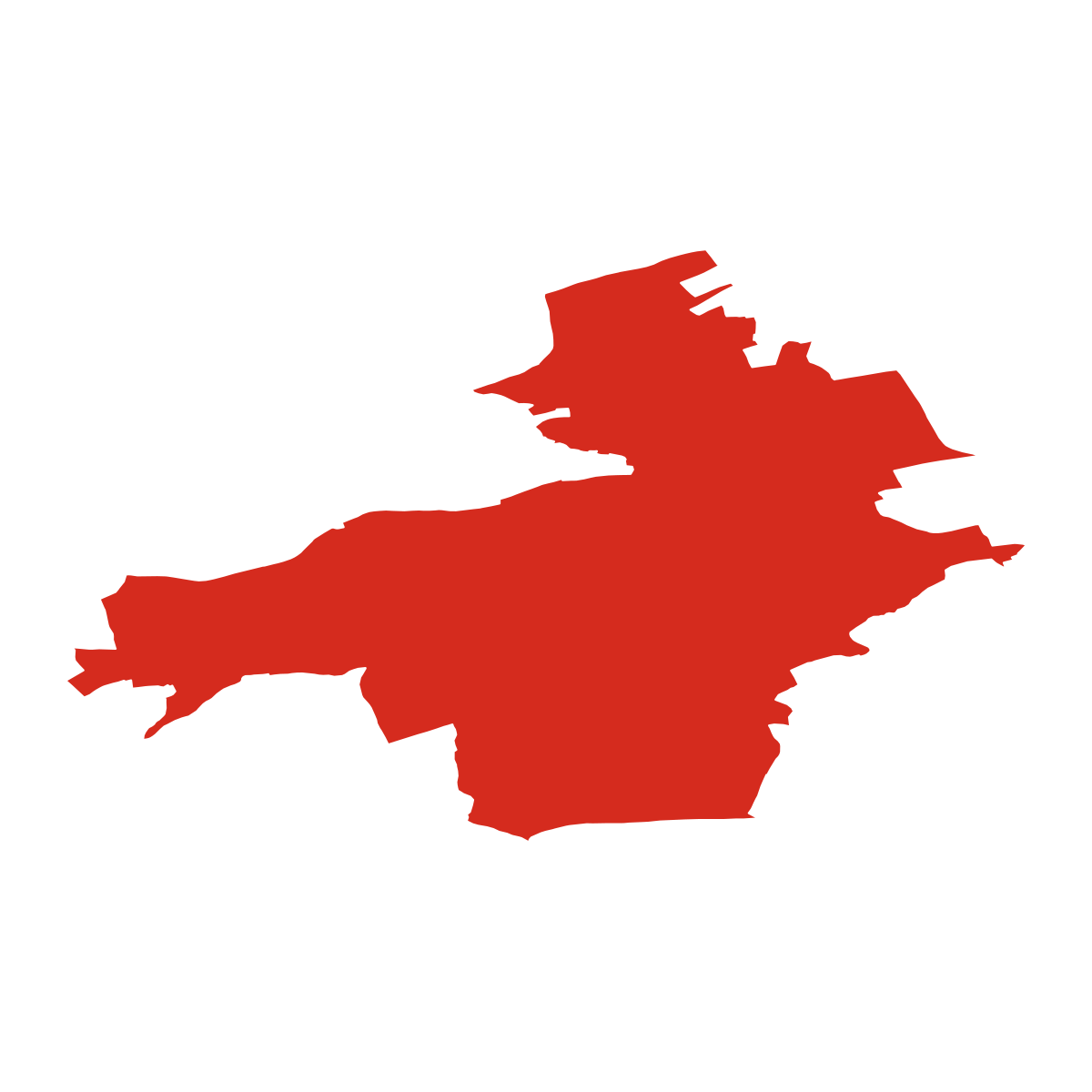 Trněný Újezd boundary map