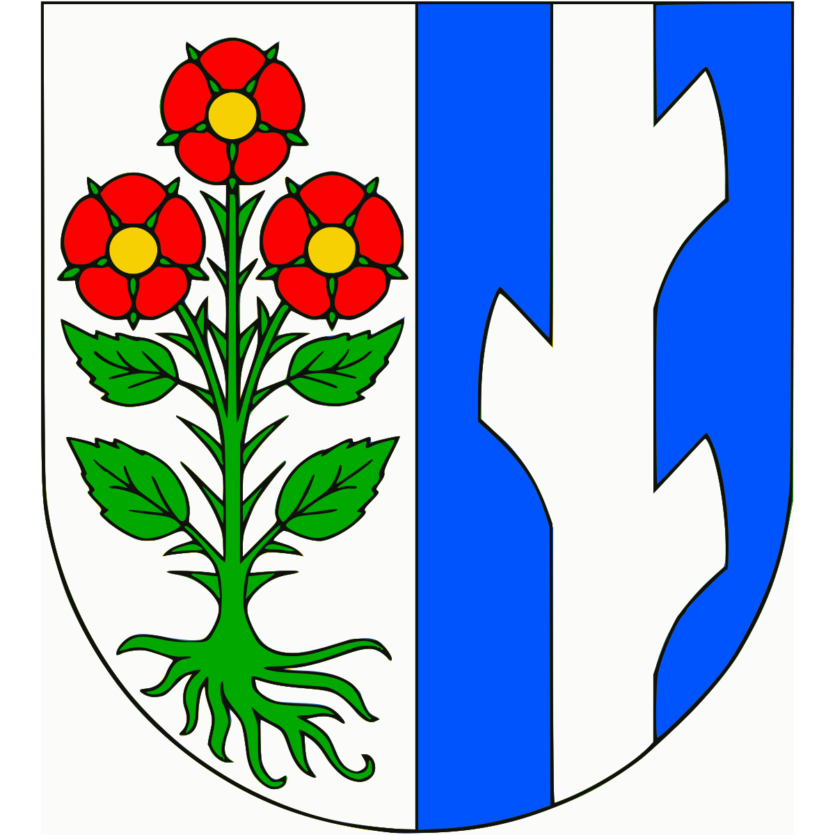 Coat of arms of Trnová, Central Bohemian Region