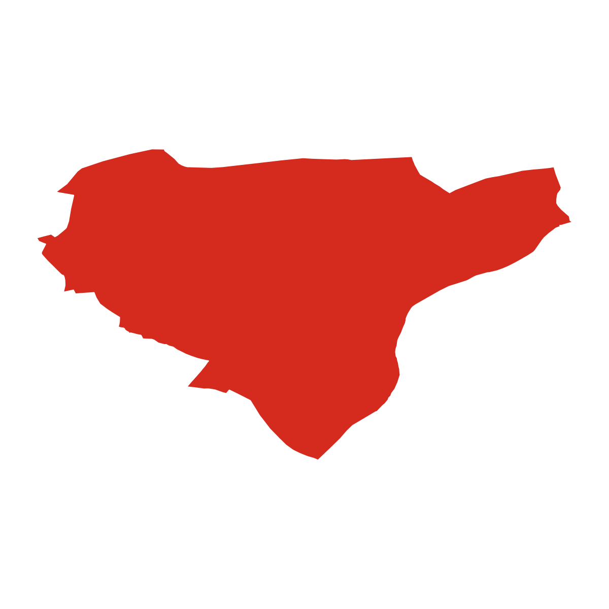 Troubky-Zdislavice boundary map