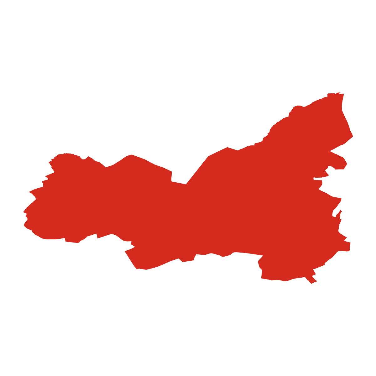 Tršice boundary map