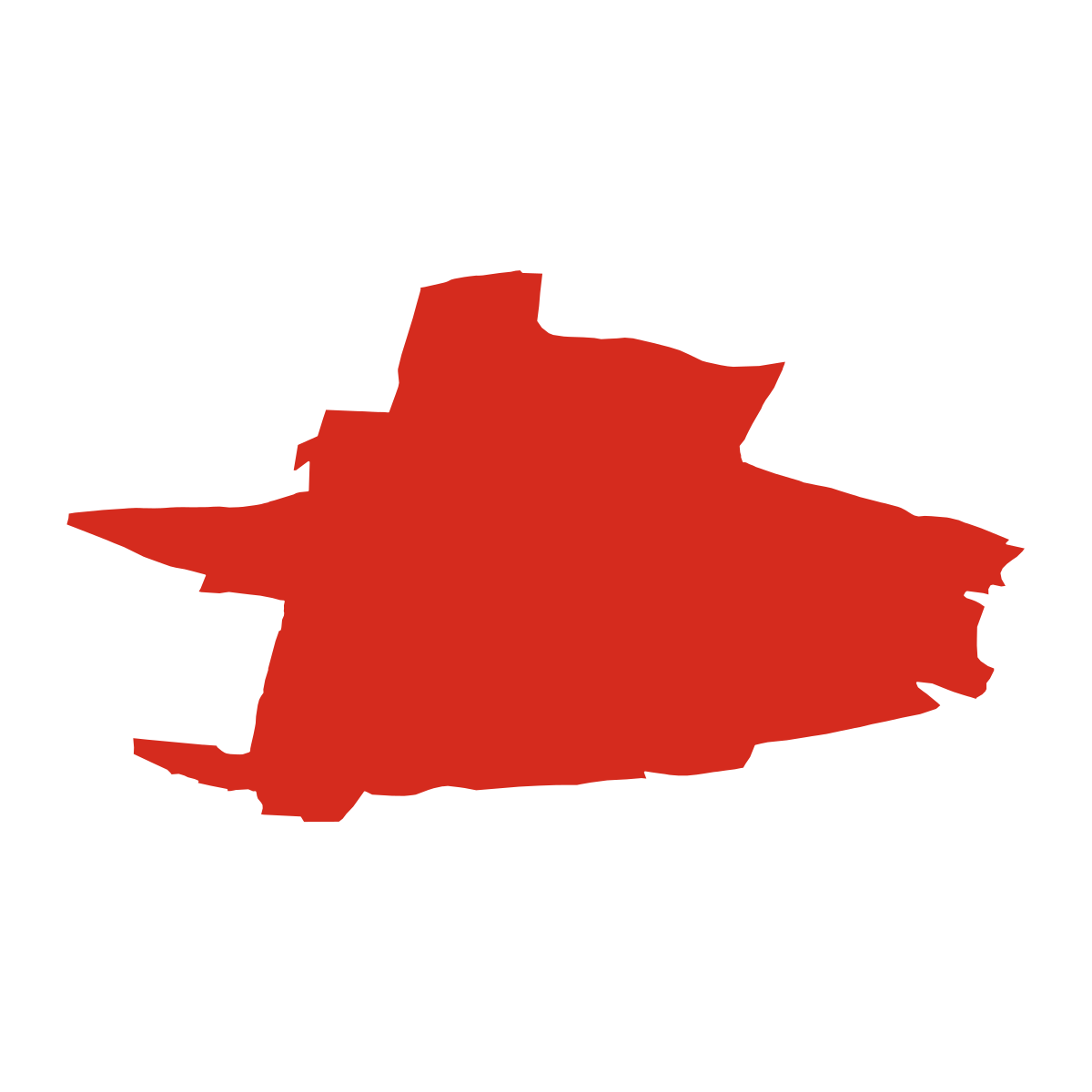 Třtice boundary map