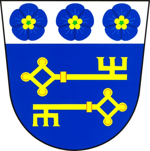 Coat of arms of Truskovice, South Bohemian Region