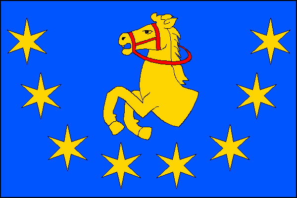 Flag of Tuchonice, South Bohemian Region