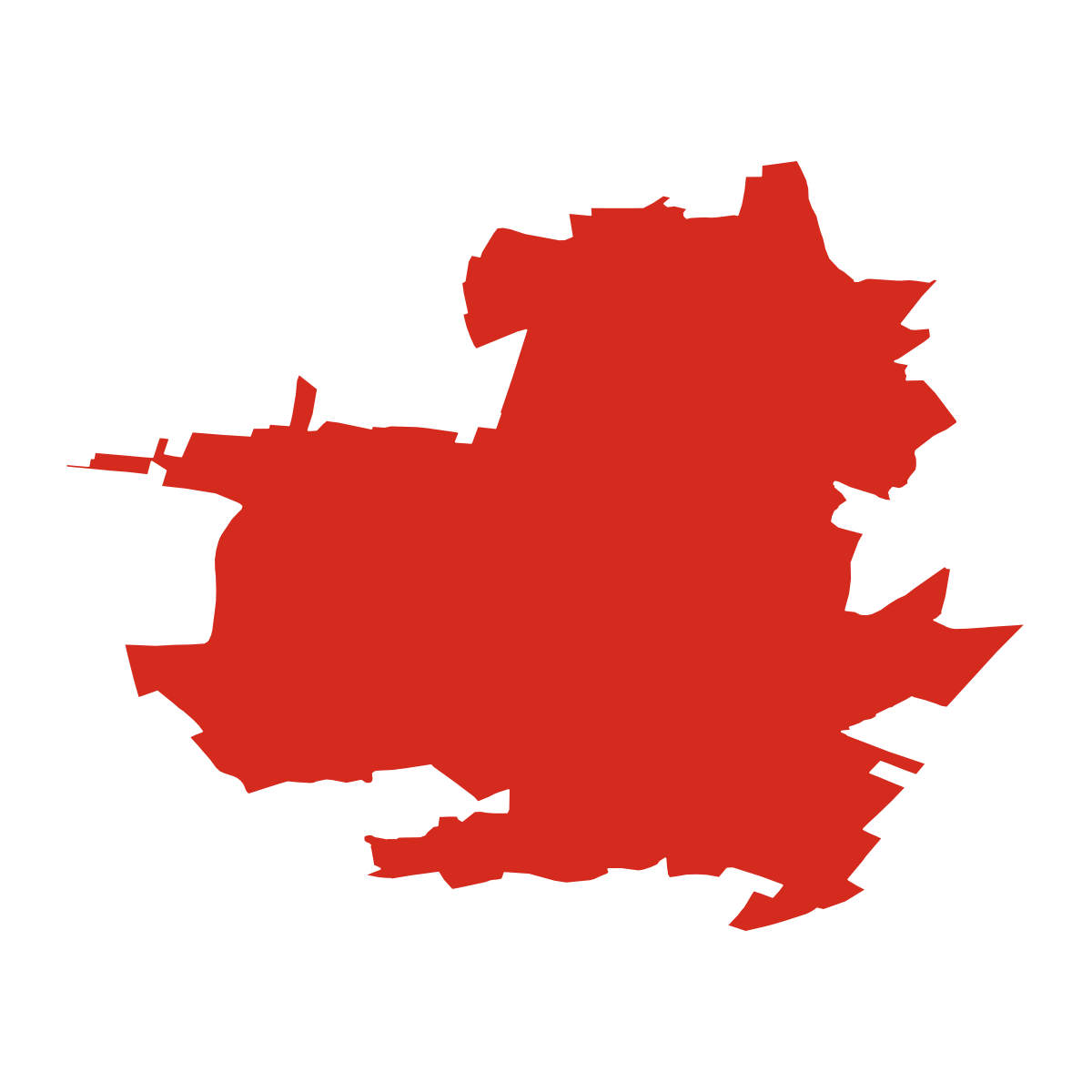 Tuněchody boundary map