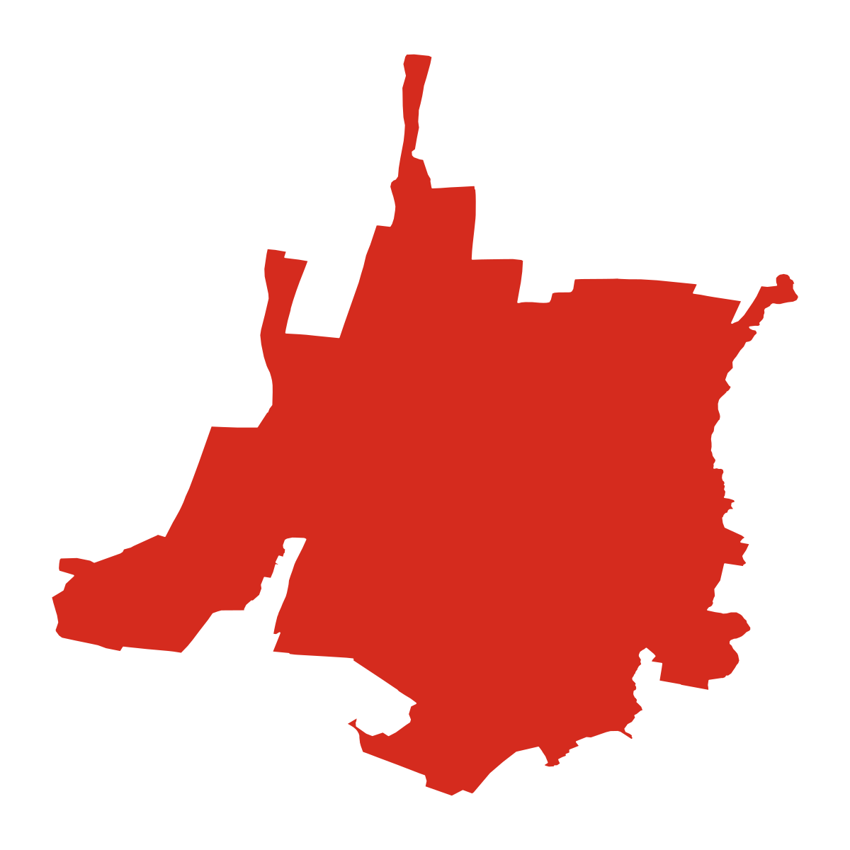 Tupadly boundary map