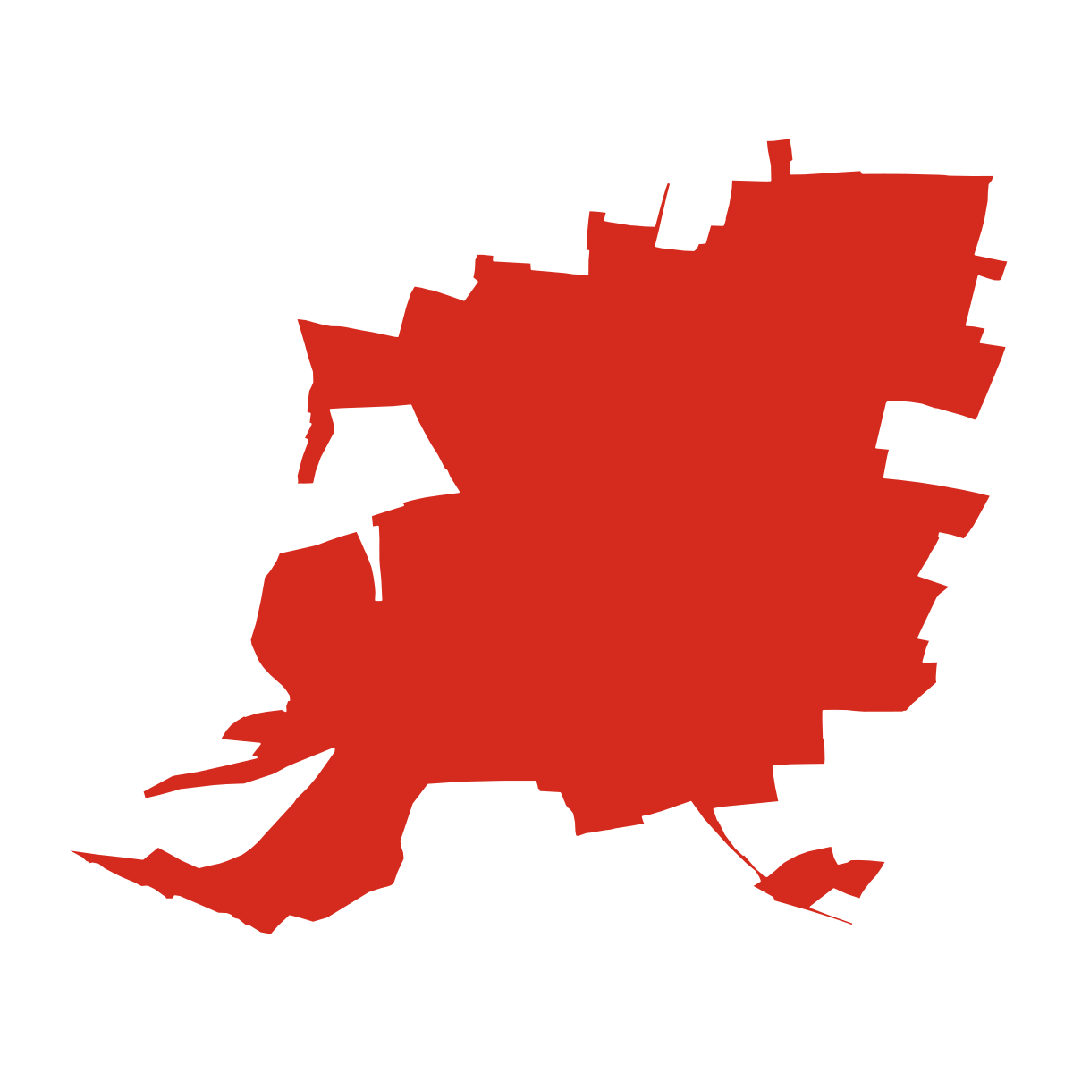 Tušovice boundary map