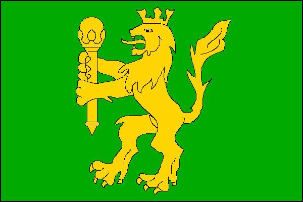 Flag of Úbislav, South Bohemian Region