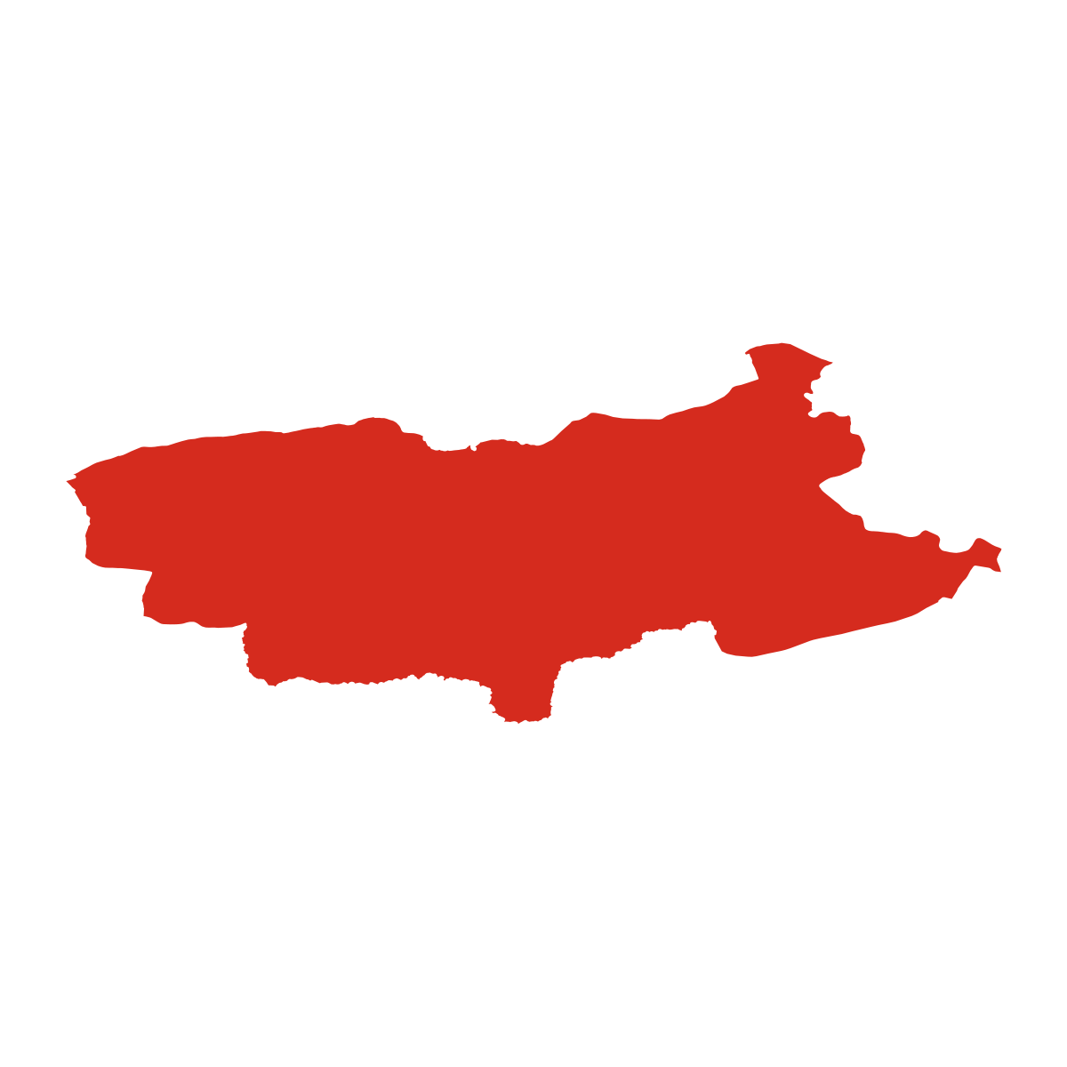 Úblo boundary map
