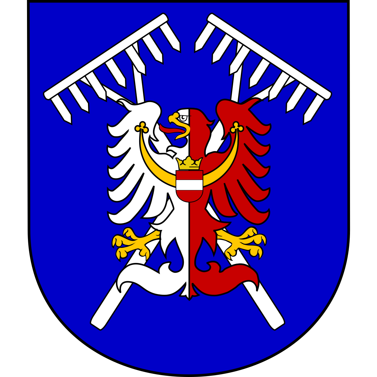 Coat of arms of Údolí, Pardubice Region