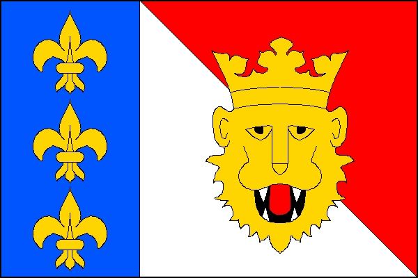 Flag of Uherčice, South Moravian Region