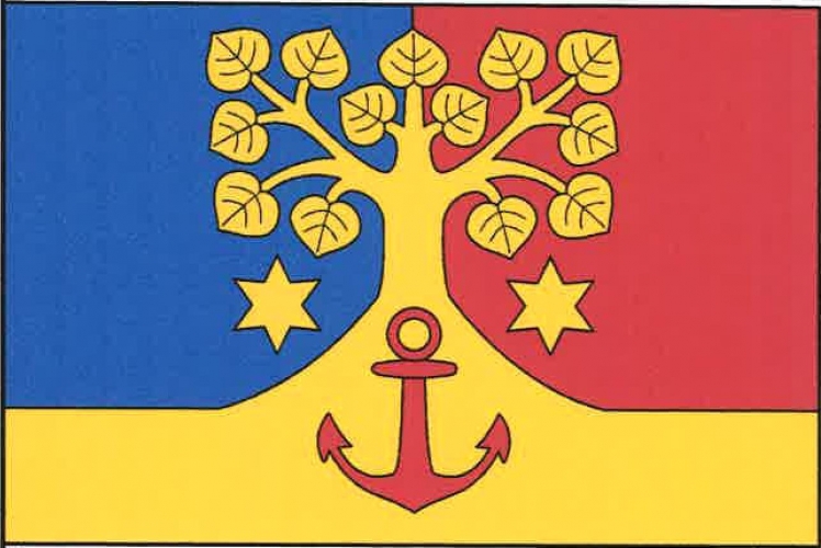 Flag of Úholičky, Central Bohemian Region