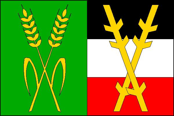 Flag of Úhřetice, Pardubice Region