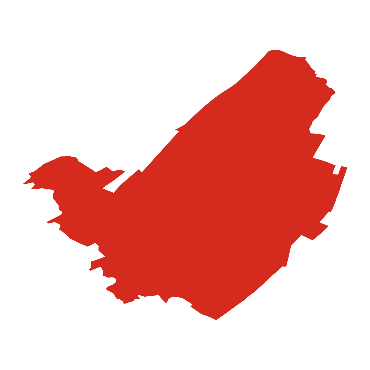 Úhřetická Lhota boundary map