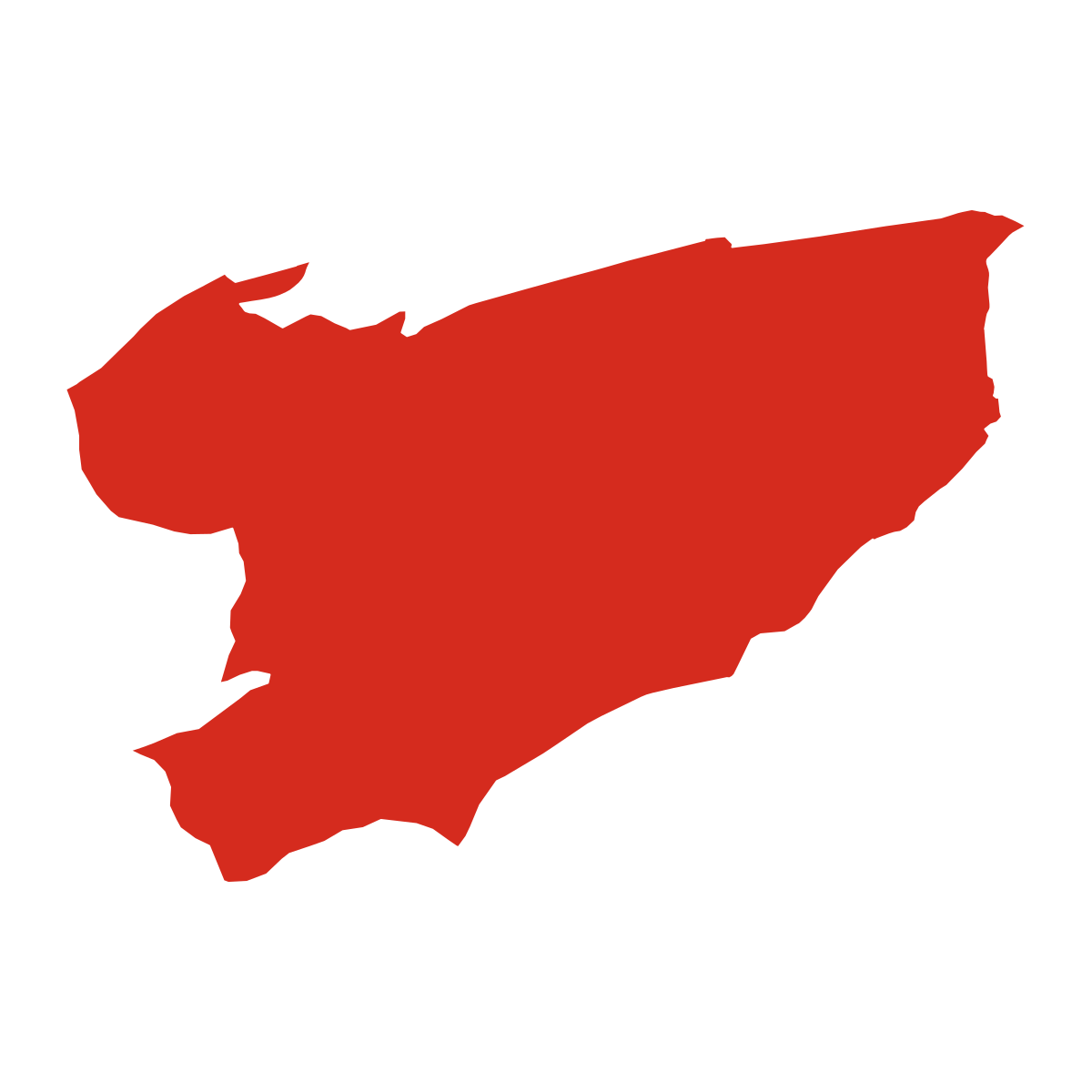 Újezd boundary map