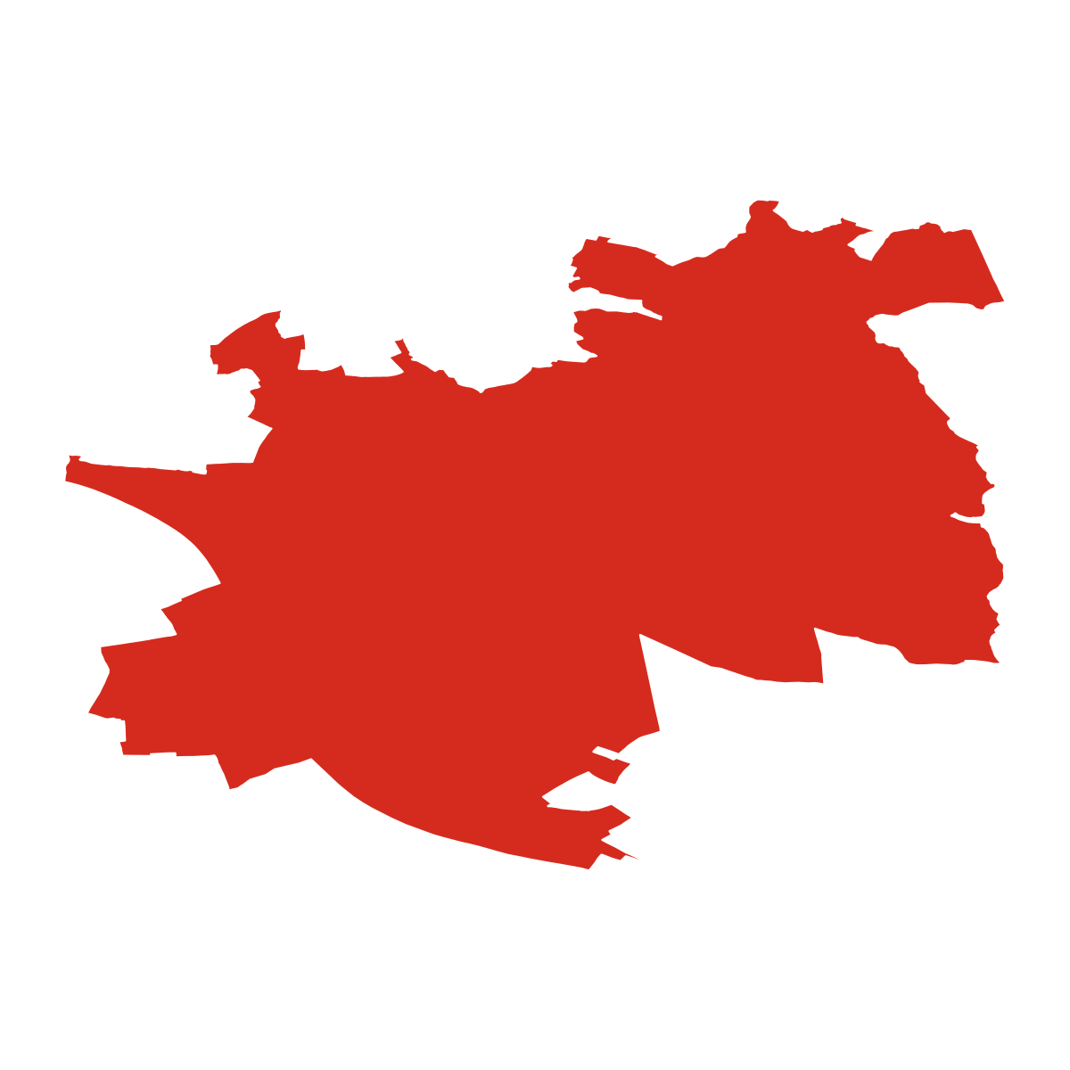 Újezd boundary map