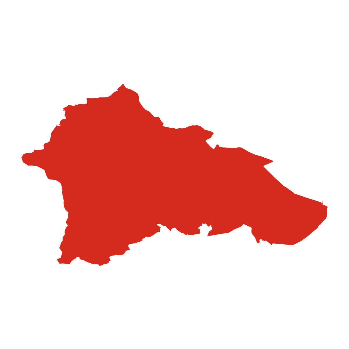 Újezda boundary map