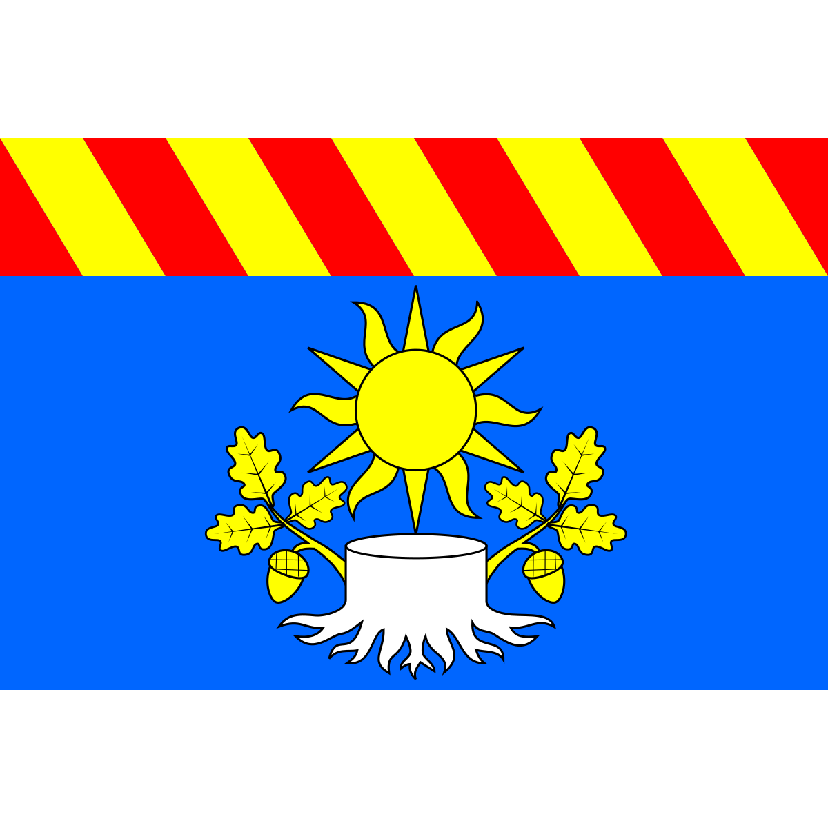 Flag of Václavíkova Studánka, Liberec Region