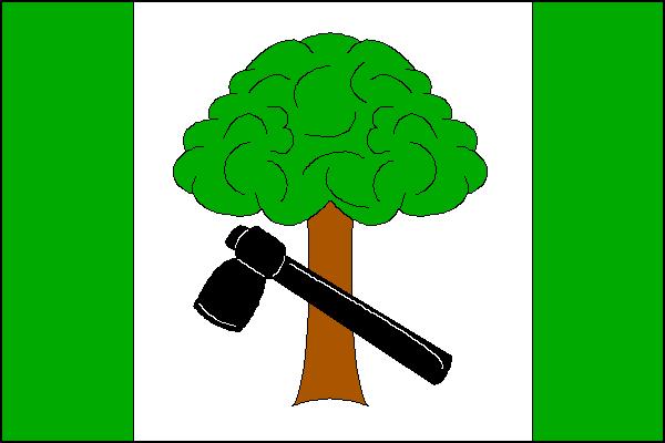 Flag of Vápenná, Olomouc Region